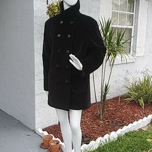MARIO DE PINTO LUXURY VELVET PEACOAT